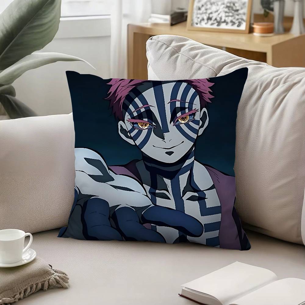 Anime A-akaza Pillow Case Cushion Cover Soft Cute Throw Pillow Case For Car Sofa Pillowcase Polyester With Zipper