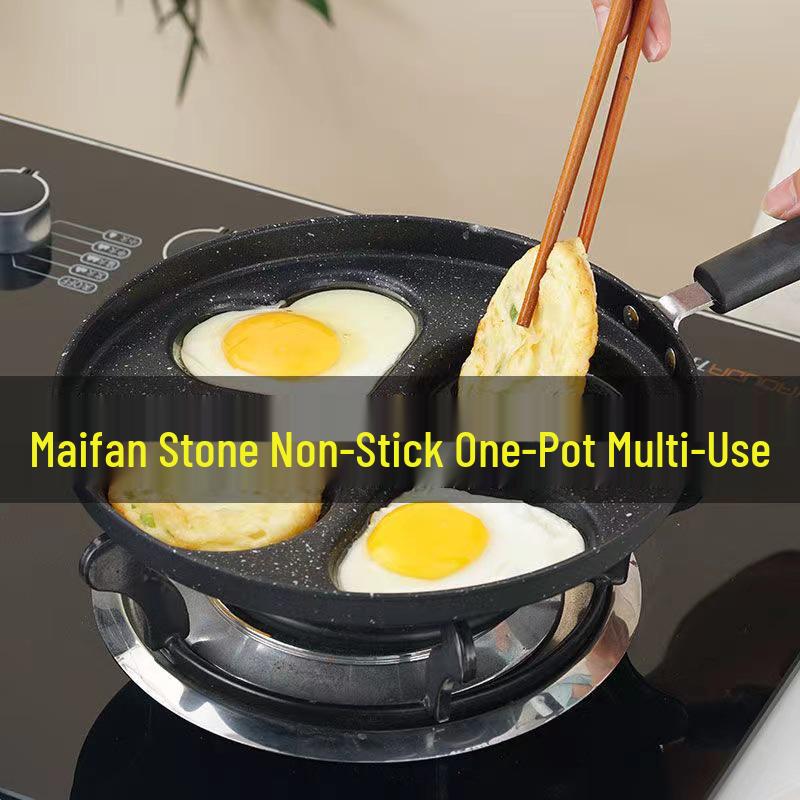Maifan Stone Non-Stick Four-Hole Breakfast Pan