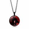 anime merchandise Naruto Sharingan Pendant Necklace Men Women Versatile Circular accessories Sweater Chain toys gifts for kids