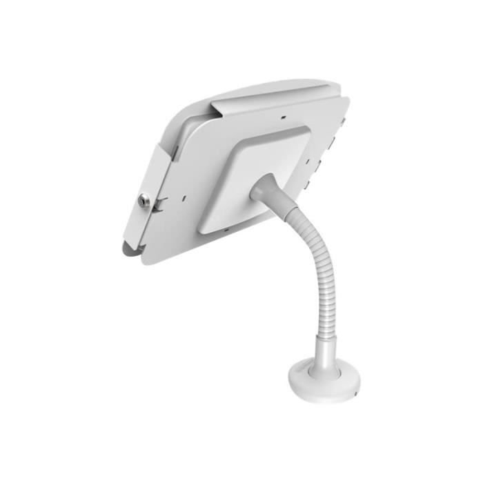 Compulocks Flex Arm VESA Counter Top Kiosk Mount White Mounting Kit (flexible Bras) for Wall-mounted White Steel Tablet