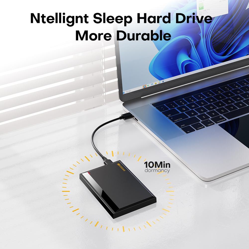Kodak P190 Portable External Hard Drive HDD 500GB 1TB 2TB USB 3.0 Mechanical Mobile Disk for PC Laptop Gaming Storage