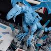 Non-Toxic Areax Yu-Gi-Oh Blue Eye White Dragon Assembly Components Fashion Toy Model Desktop Ornament Children Holiday Gift