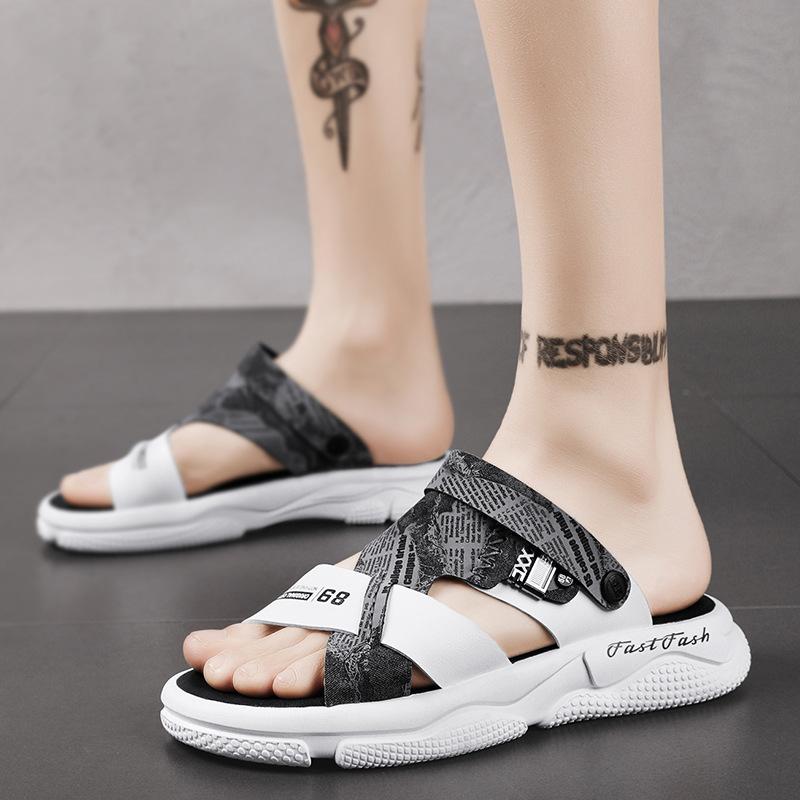 

Sandals men s summer 2025 dual-purpose outer wear sports and leisure driving shoes trendy Vietnamese beach slippers 44