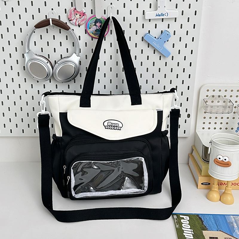 

Маленькая свежая, милая, высококачественная косметичка контрастных цветов, легкая сумка-мессенджер для повседневных занятий для девочек