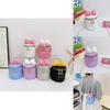 Children Cute Butterfly Knot Pu Water Bucket Bag For Daily Casual Use