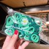 50-Pack Small Hair Ties: 3CM Non-Damaging Scrunchies for Women & Children - Cute, Simple, Fashionable Hair Accessories