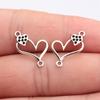 Heart Connectors Love Symbol Antique Bronze Zinc Alloy Jewelry Making DIY Jewelry Making Style Pendant Connectors