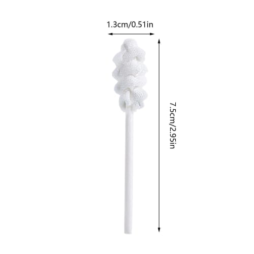 Baby Tongue Cleaner, Baby Oral Cleaner - Portable Toddler Toothbrush, 30-Piece Set of Baby Teething Cleaning Sticks, Portable Gauze Toothbrush, Toddle