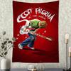 Vintage Film Scott Pilgrim VS The World Buntes Wandbehang Wandbehang Tarot Hippie Wandteppiche Schlafsaal Wandkunst Dekor