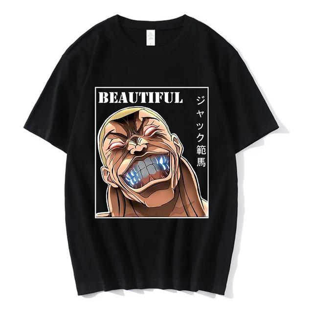 Linda Camiseta De Anime Jack Hanma Baki Com Estampa Grafica S