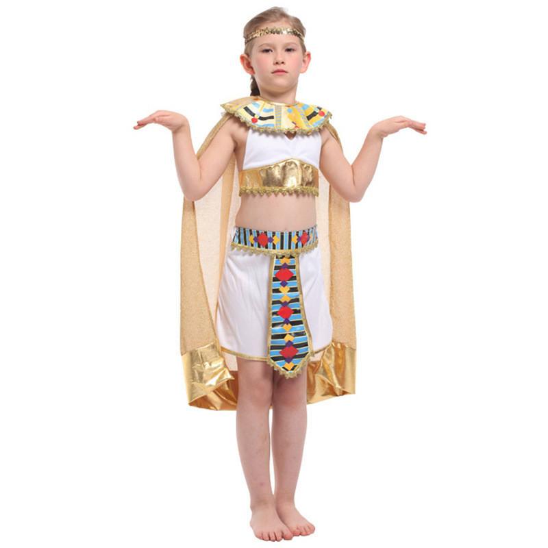 Helloween Party Themed Costume For Egyptian Pharaoh Prince And Princess Perfect For All Occasions