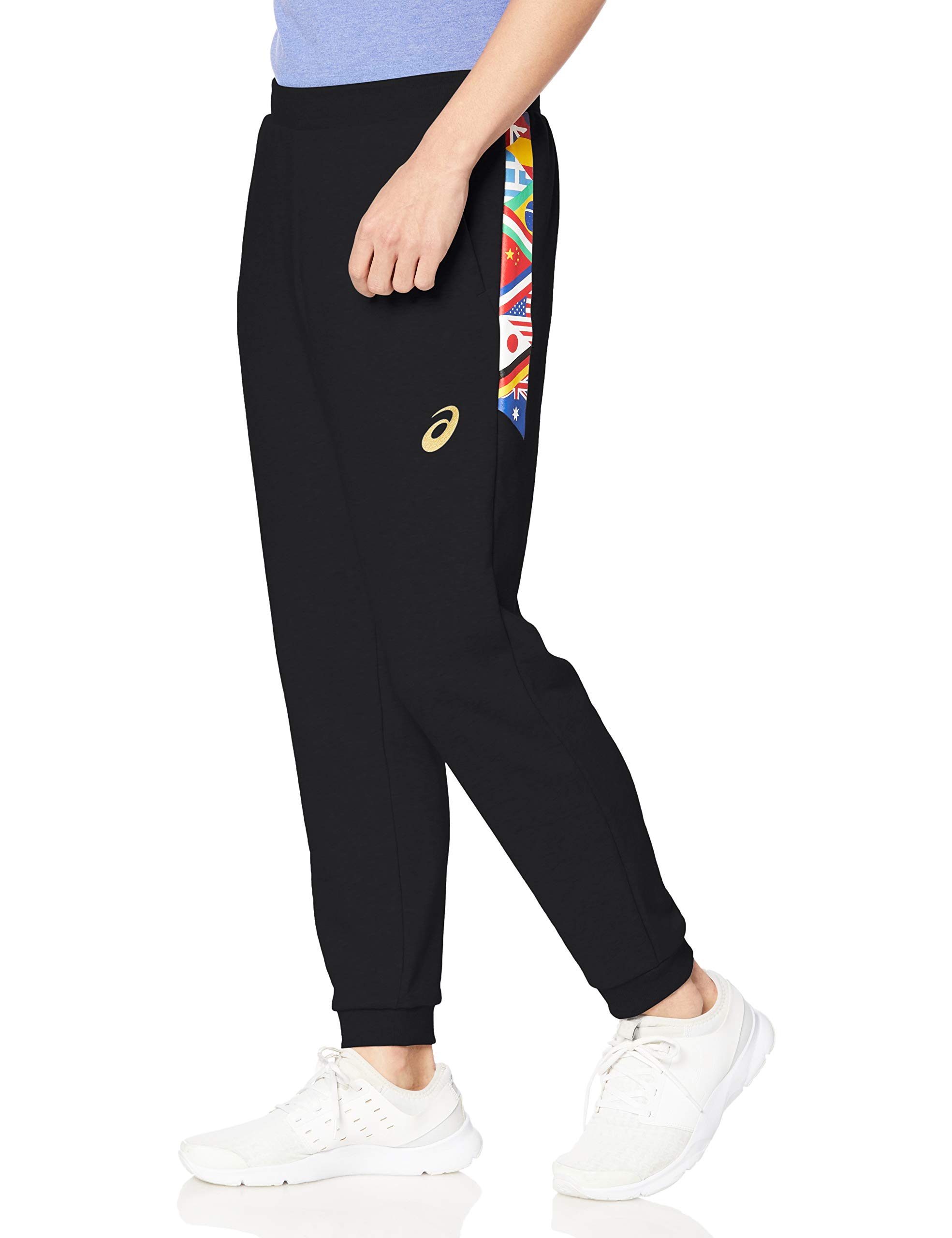 

Тренировочные брюки с графикой флага 2031B807 Performance Black Япония от M до японского размера [Asics] Мужские (эквивалент М)