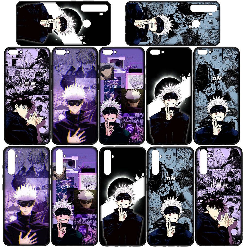 for iPhone 17 15 Xiaomi Poco F7 F8 X7 X6 C85 C75 C71 M8 Redmi Note 14 13 12 11 Pro Max 14C 13C 15C A3 A4 Phone Case Cartoon Jujutsu Kaisen Gojo Satoru