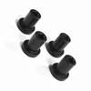 4pcs Carbon Steel Sliding Door Hardware Black Wall Track Spacers Barn Door Spacers  Barn Door