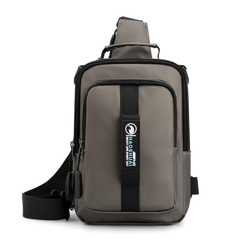 Multifunctional Men's Breast Bag Fashion Casual Shoulder Crossbody Bag Outdoor Travel Bag