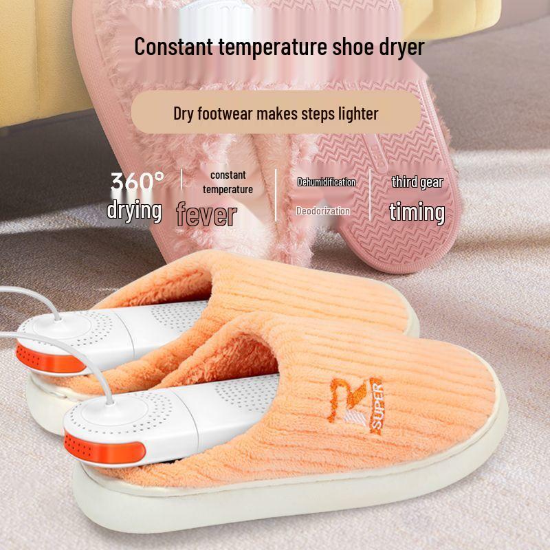 Adjustable Shoe Dryer & Warmer for Adults and Kids - Timed Heating & Deodorizing