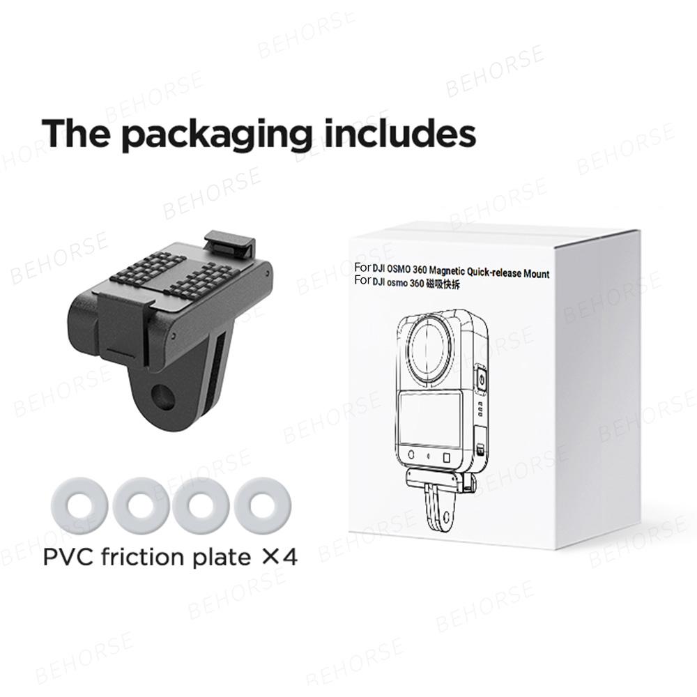 Magnetic Mount For DJI Osmo 360 Quick-release Expansion Magnetic Adapter For DJI Osmo 360 Camera Accessories