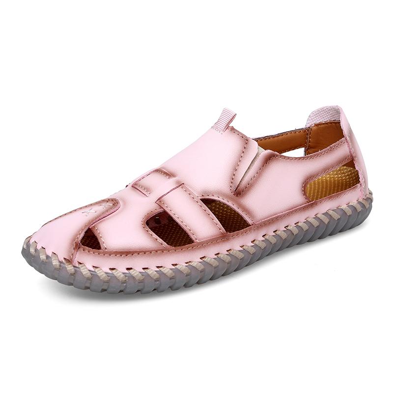 Women's Leather Sandals Casual Shoes Summer Beach Sandals