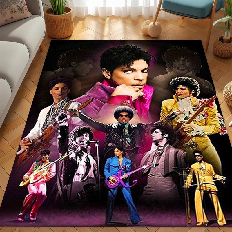 Prince's Iconic Guitar Artistry carpet Living room and bedroom mats floor mats Art Bathroom mat Room