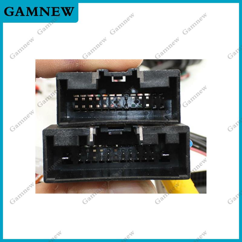 Car 16Pin Android Stereo Power Wiring Harness With Canbus For Ford Kuga(18-19)/Focus(12-18)/Edge(15-18)/Explorer(18+)