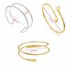 4/6pcs Bangle Jewelry Arm Bracelet Twisted Upper Arm Bracelet Trendy Cuff Bracelet  Gift
