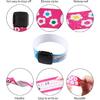 Chinco 14 Pieces Kids Safety ID Bracelets Child Identification Wristband Reble Name Tag Bracelet Waterproof ID Band Children Wristband for Boys and