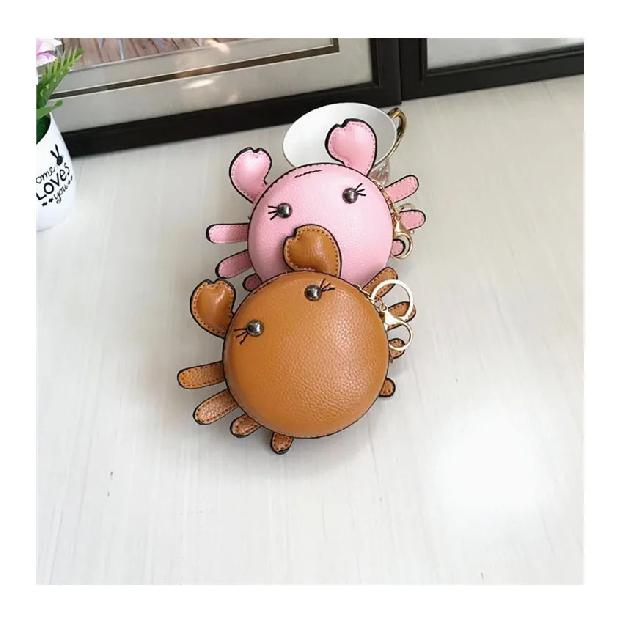 New Fashion Woman Small Crab Coin Purse Girl Pendant Lipstick Bag Casual Student Clutch Card Holder Cute Trend Handbag
