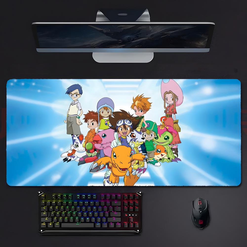 Classic Fun Anime Ddigimon Aadventure Mouse Pad Large Gaming Mousepad With Stitched Edges Thickened Desk Mat Pc