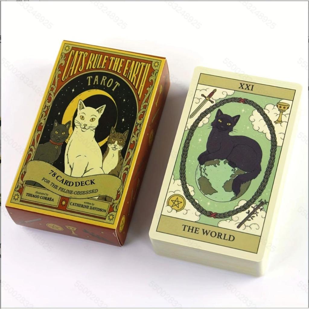 78 Cat Illustrations Tarot Cards Fortune Telling [AZAASU]