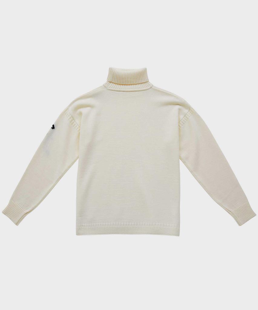 FFEFF STUDIO F Logo Wool Turtleneck (Ivory)