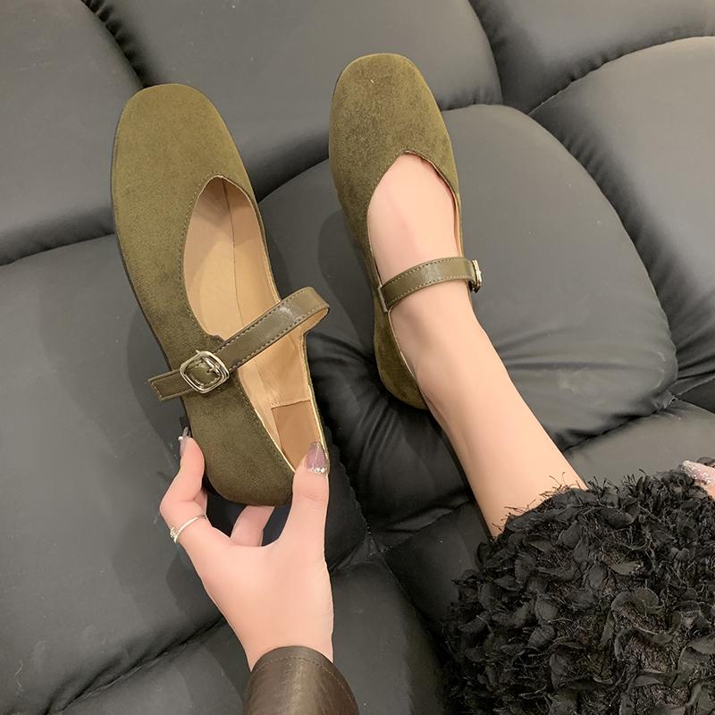 Fashion Spring 2024 Fashion Brand Lolita Dress Shoes New Mujer Zapatos Comfortable Simple Clasps Basic Style Solid Color Zapatos
