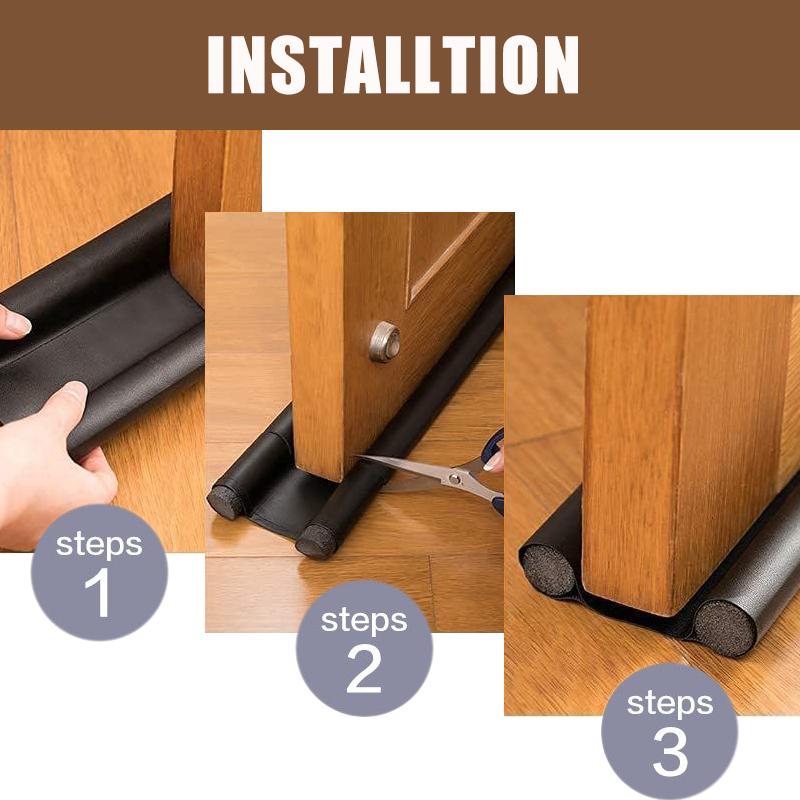 93cm Flexible Türboden-Dichtungsstreifen Stopper Schalldichte Dichtung Wetterstreifen Fenster Zugluftstopper Wind Staub Blocker Schutz