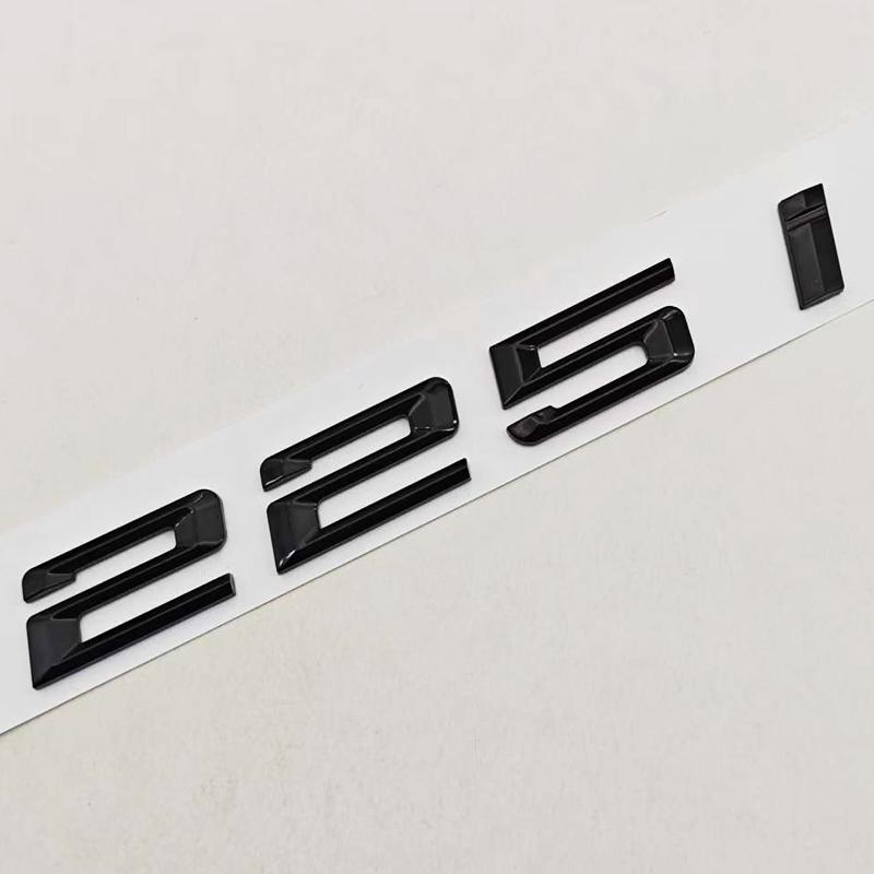 3D ABS Car Styling Logo 230i 220i 218i 225i Badge Sticker Rear Trunk Emblem For BMW 2 Series 230i 220i 218i 225i Accessories