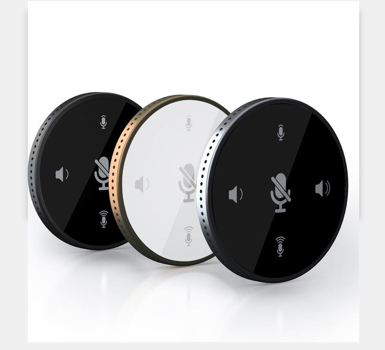 360° Omnidirectional USB Conference Microphone with Built-in Speaker