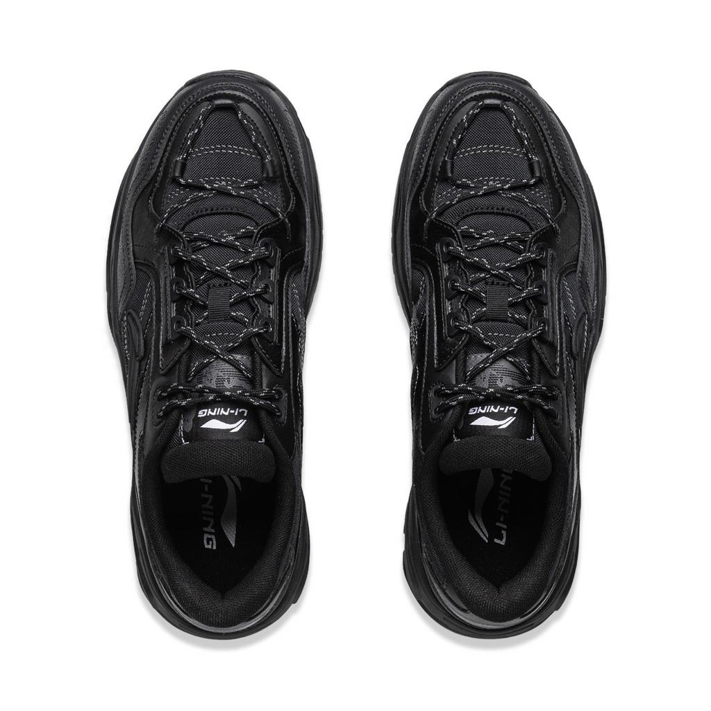 Li Ning Gravel Slip Resistant, Abrasion Resistant, Lightweight Low top Casual Shoes Men's Black AGCV335-3