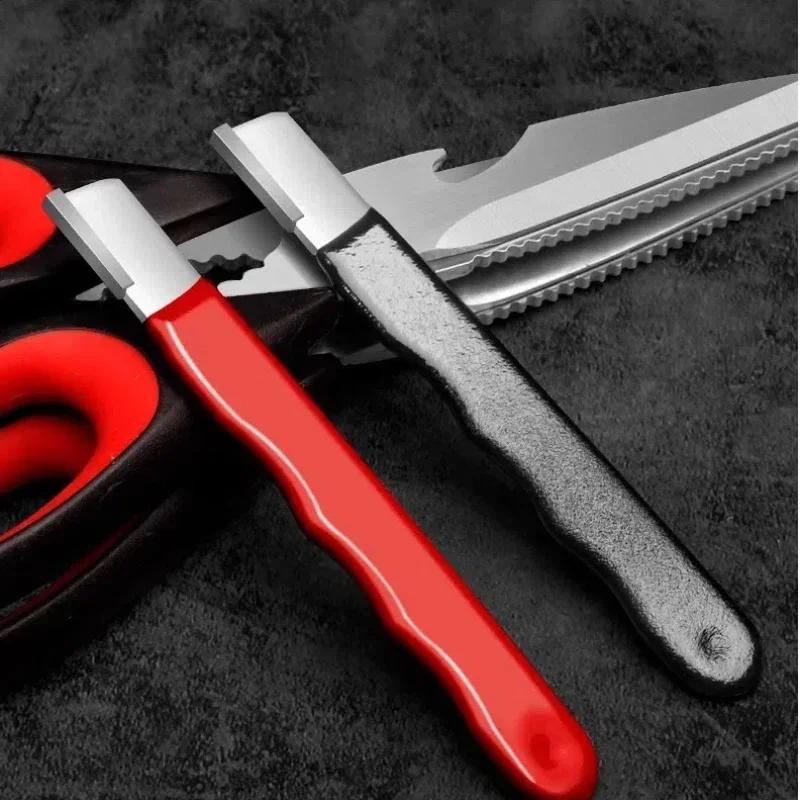 Professional Tungsten Diamond Knife Sharpener Multi Ceramic Scissors Sharpening Tool for Kitchen Blades Garden Shears