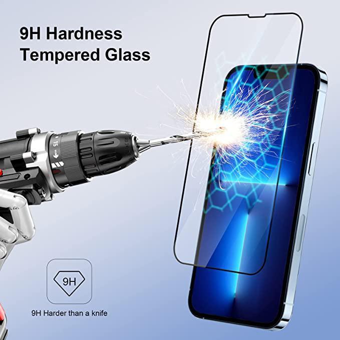 2ks Ochranný kryt objektivu fotoaparátu pro IPhone Full-Frame Film Objektiv Transparentní ochranné pouzdro na sklo fotoaparátu