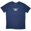 Aerosmith Mini Wings Logo T-Shirt Blue New Unisex T-Shirt Graphic Tee