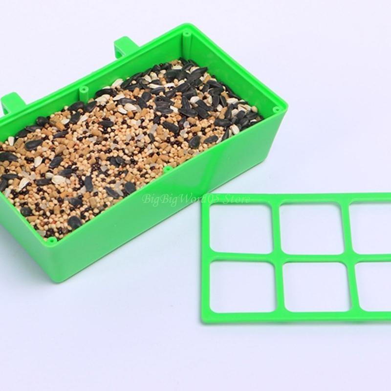 24TE Pet Birds Feeder for Lovebirds Finch Canary Hamster Poultry Feeder Treat Feeding Containers