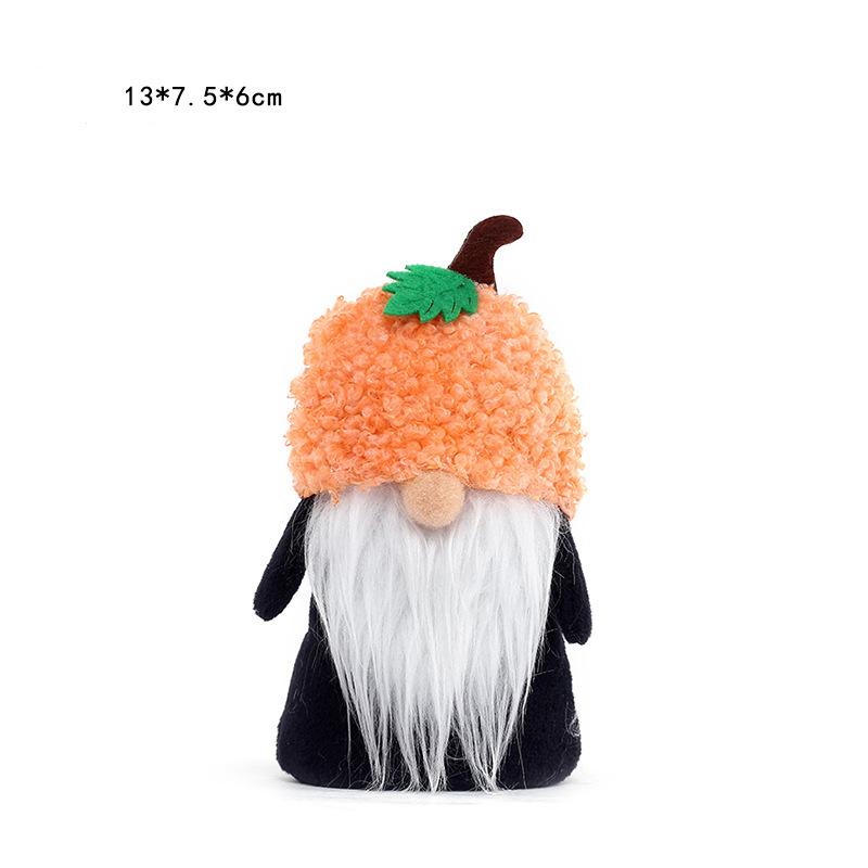 Gnom de Halloween Liliac Negru Dovleac Ornament Păpușă Creativ Păpuși Bătrân Fără Față pentru Halloween 2022 Truc Sau Dulce Petrecere Cadou