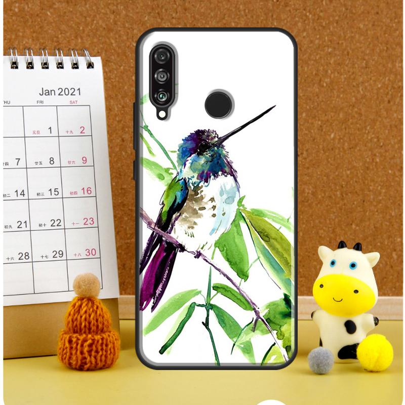 Hummingbird and Flowers For Huawei Nova 9 10 SE 3i 7i 8i 11i 12i Y60 Y61 Y70 Y72 Y73 Y90 Y91 P20 P30 P40 Lite Case