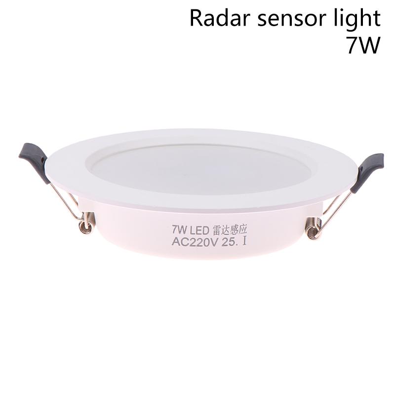 Motion Sensor Spot Led Downlight Lamparas 220V Ceiling Light 5W 7W 9W Warm/Cold White Panel Light For Hallway Stair Depot