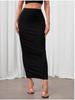 Spring/Summer Slim Fit Sexy Solid Color Skirt for Women