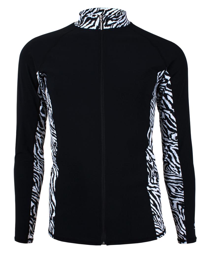 Nigseuwon Men'S Rash Guard Top Swimsuit Nsm-Rg371Bk