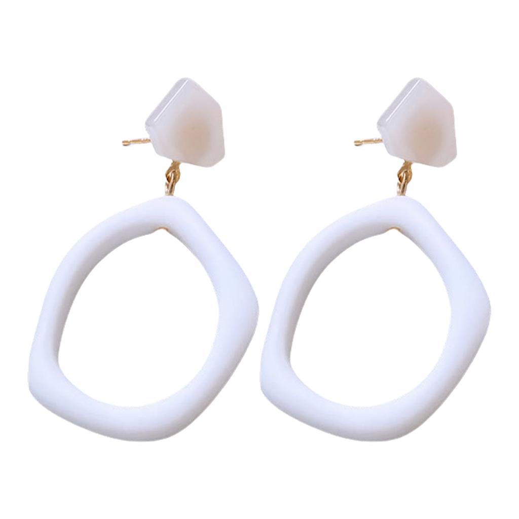 Stylish Shell Patterned Zircon Dangle Earrings Elegant Ear Pendant Perfect For Urban Professionals Seeking Elegances
