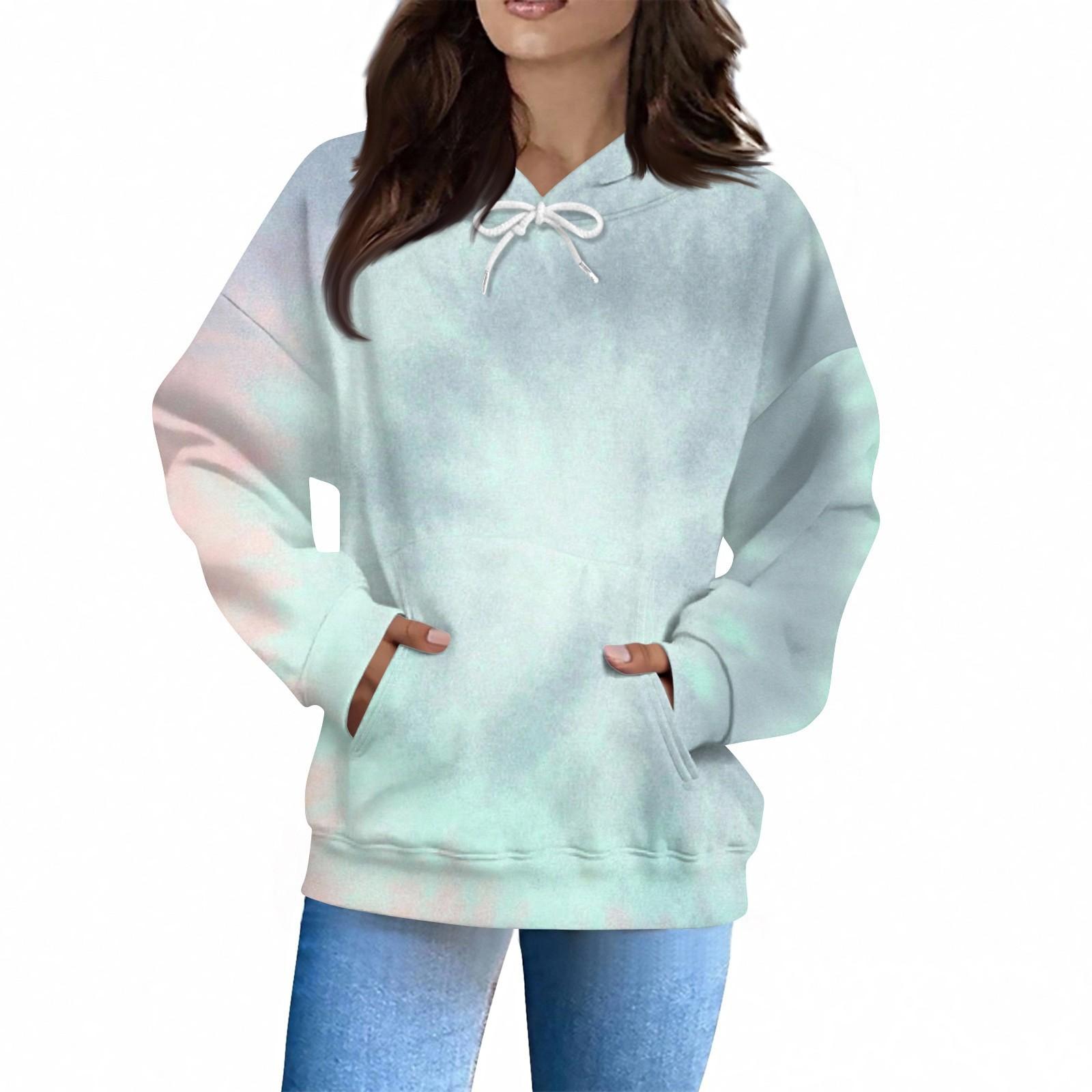 

Women s Fashion Daily Casual Hoodie Long Sleeve Printed Top L
