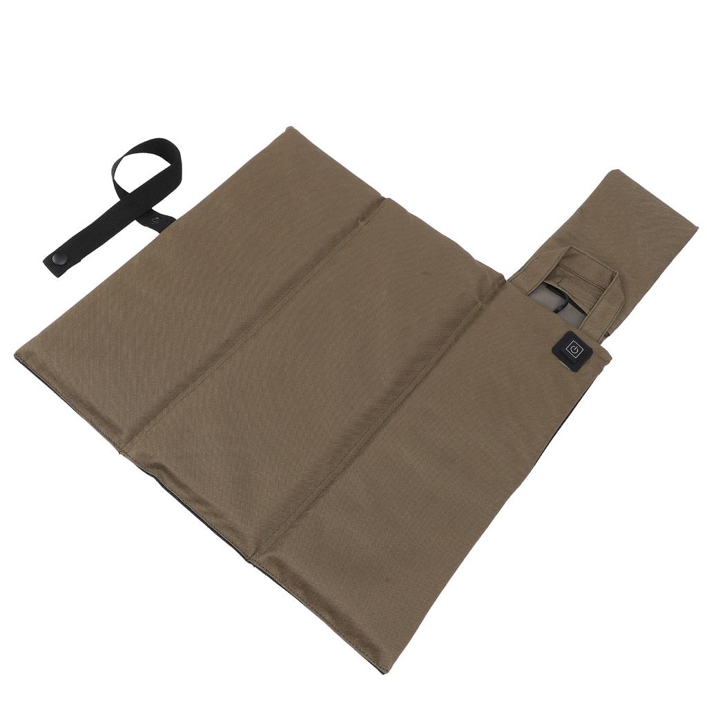Heated Seat Cushion Polyester Comfortable Portable Folded Heated Seat Pad for Indoor Outdoor OD