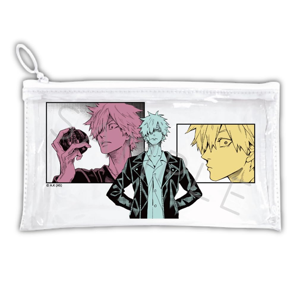 Гранат Аида  Плоский прозрачный пенал [Шалфей]