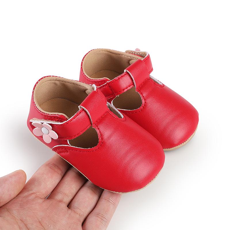 Baby Girl Princess Shoes: Spring & Autumn Indoor Rubber Sole Walker Shoes for Newborns 0-1 Year Old