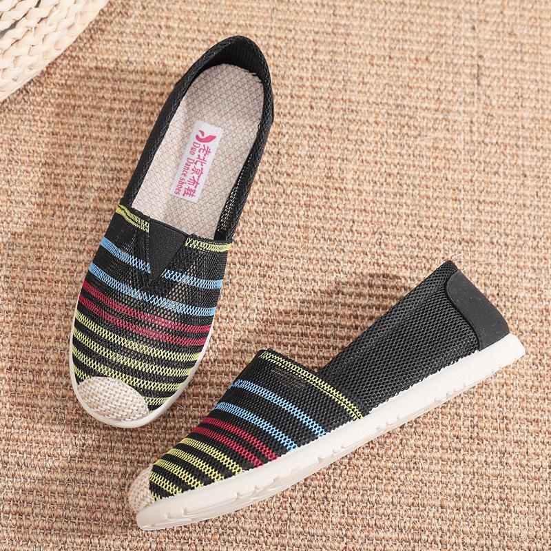 

Весенне-летние новые женские сетчатые туфли, нескользящая мягкая подошва, универсальные дышащие одинарные туфли на одной педали, модный тренд 41